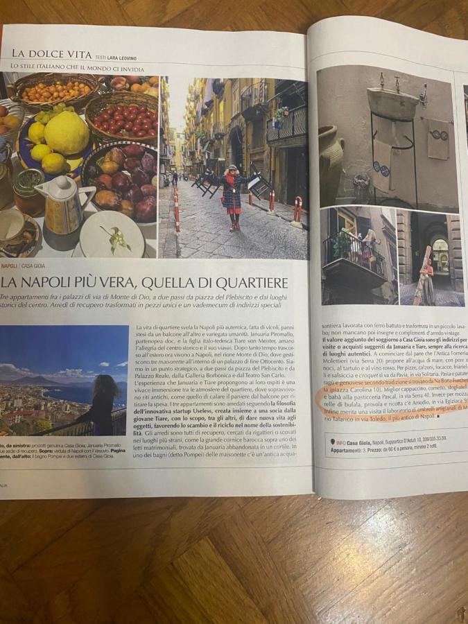 Casa Gioia, Tra Palazzo Reale,Lungomare E Monte Echia Lägenhet Neapel Exteriör bild